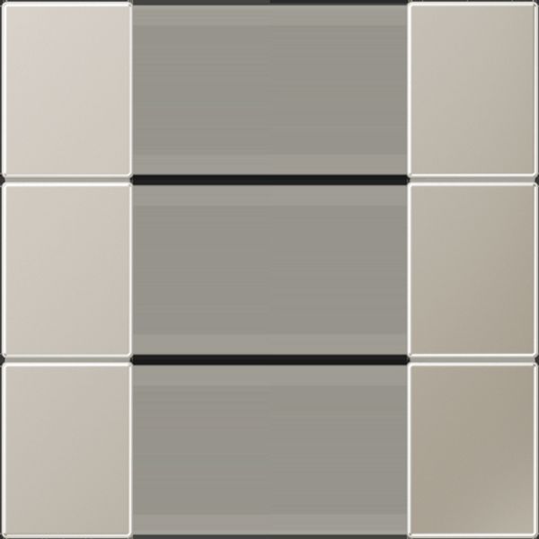 Push button KNX Cover kit-3, complete, steel image 2