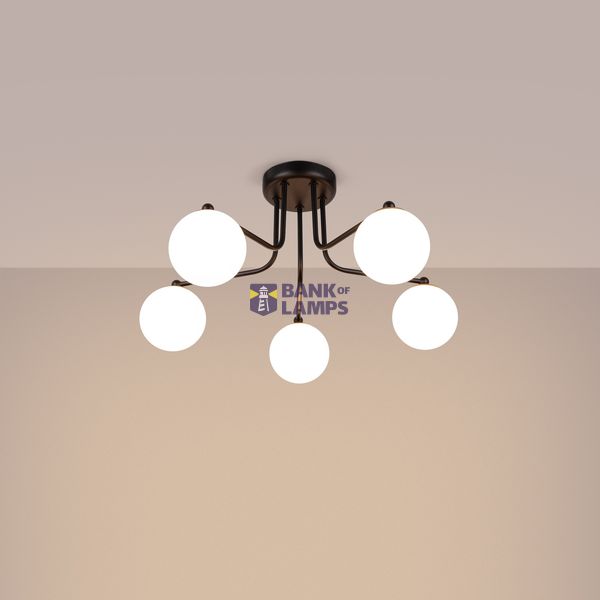 ASTRAL 5 BLACK CHANDELIER 5XG9 image 11