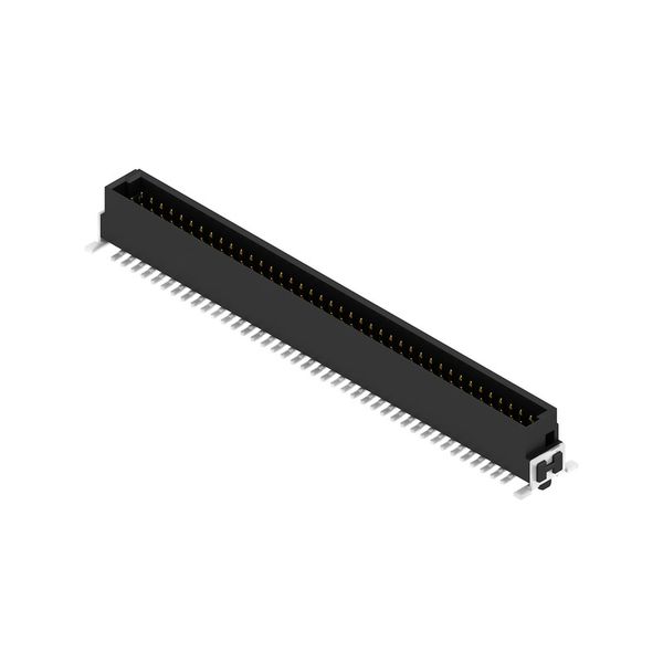 PCB plug-in connector, male header, SMD solder connection, Pitch in mm (P): 1.27 mm, Number of poles: 80, 180°, Tape image 1