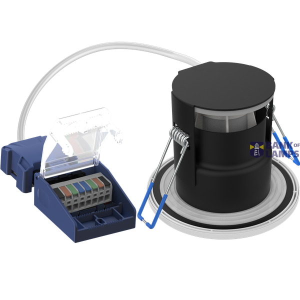 Mauna Fire Can GU10 Fire-rated Downlight Max.7W GU10 White with Plug-in Terminal Block image 1