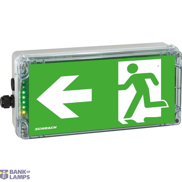 EX-protected emerg.luminaire EXIT 2 N zone2/22 LED3h 230V AC image 1