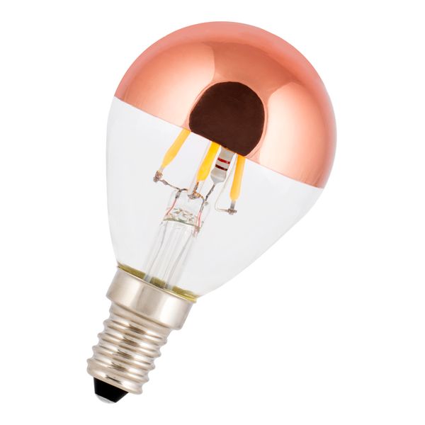 LED FIL WarmDim G45 E14 2.7W 3000-2200K TM Rosé Gold image 1