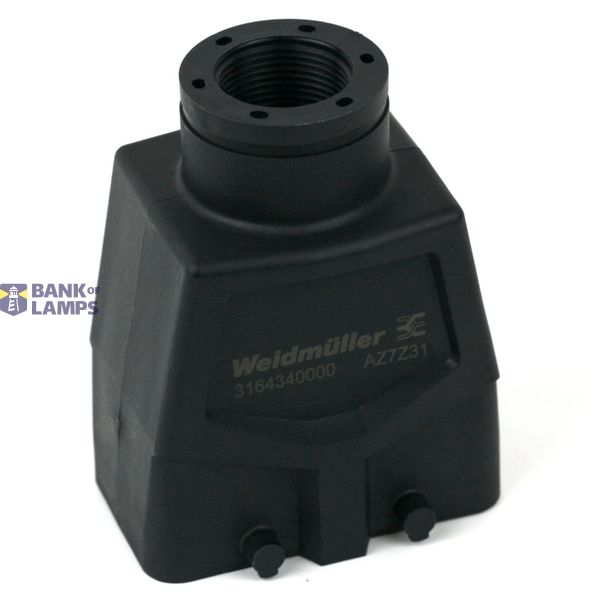 Housing industry connectors, Cable entry from top, Plug housing, Side- image 1