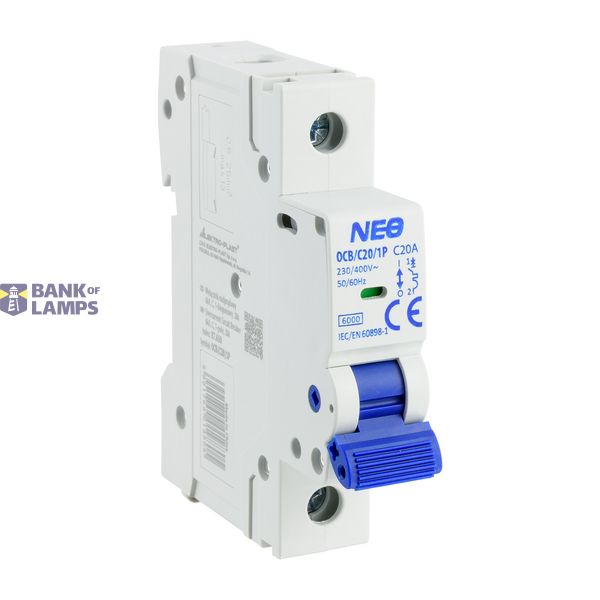 Circuit breaker, 6kA, C, 1-pole, 20A OCB/C20/1P image 1