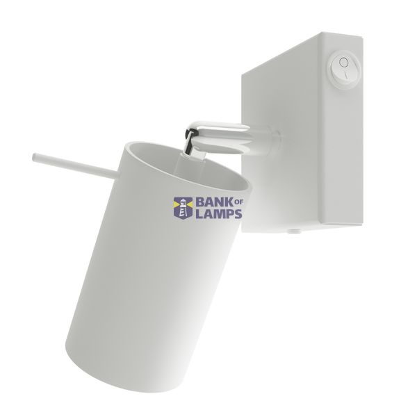WALL LAMP RING WHITE WITH SWITCH GU10 1X40W IP20 image 7