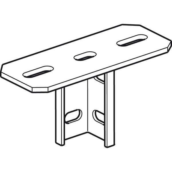 Coupling plate prof.U60 welded Thvz image 1