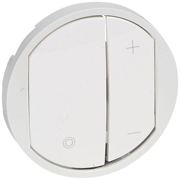 COVER PLATE FOR DIMMER WHITE image 1