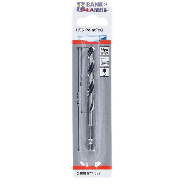 HSS PointTeQ Hex Drill Bit 7.5mm 1 pcs. image 2