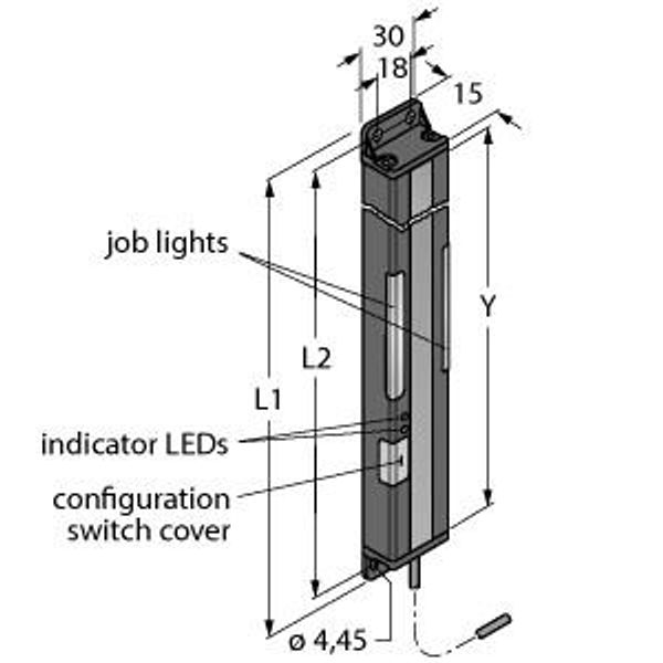 Pick-to-Light Placement Sensor   PVA100P6E image 1
