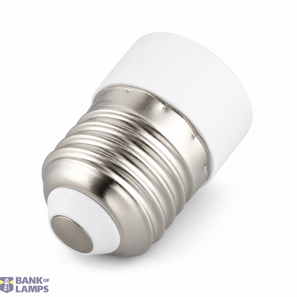Lamp Holder Adapter E27-E14 White image 2