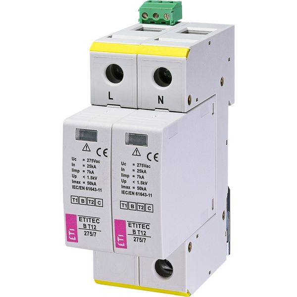 ETITEC B T12 275/7 2+0 RC surge arrester image 1