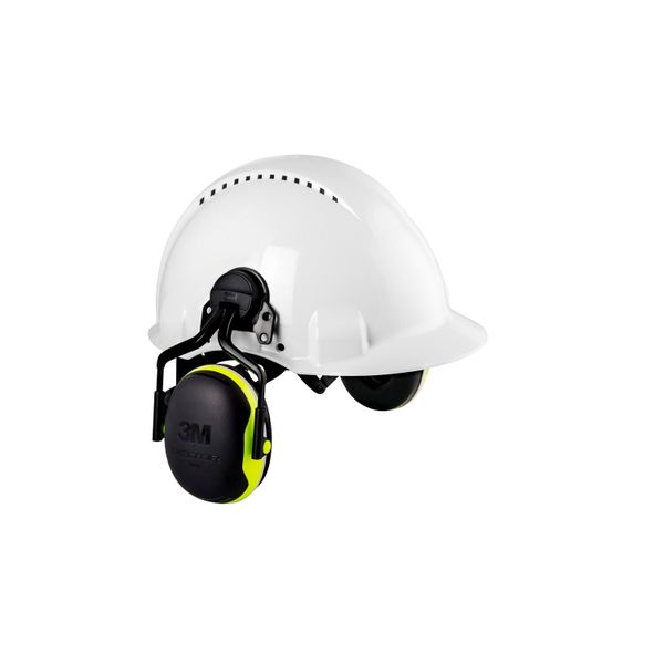 3M™ PELTOR™ Earmuffs, Hi-Viz, Helmet Mounted, X4P5 image 3