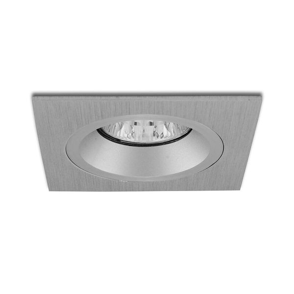 PANLUX Luminaire HPD-HR50/AL 50W GU5.3 12V halogen ceiling fixed IP20 brushed aluminum image 1