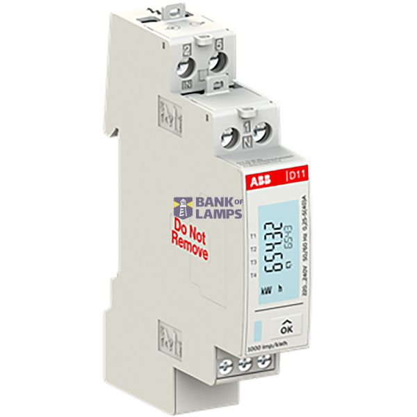 D11 15-M 40 B, Energy meter'15', Single-phase, 40 A image 1