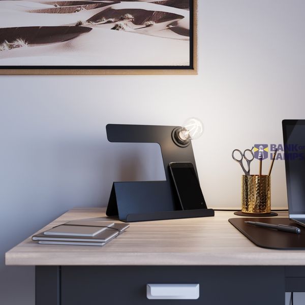 HANGING LAMP TULIP BLACK E27 1X60W IP20 image 5