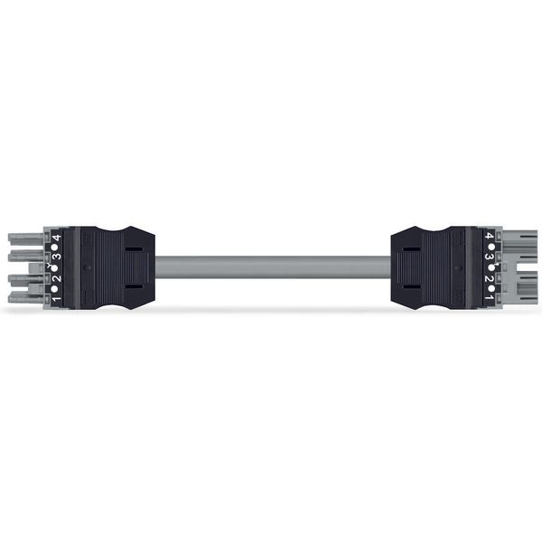 pre-assembled interconnecting cable Eca Socket/plug white image 1