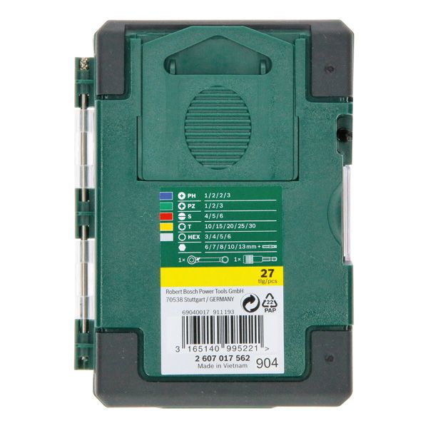 Screwdriver Bit Set 27pc EH SD Set image 1