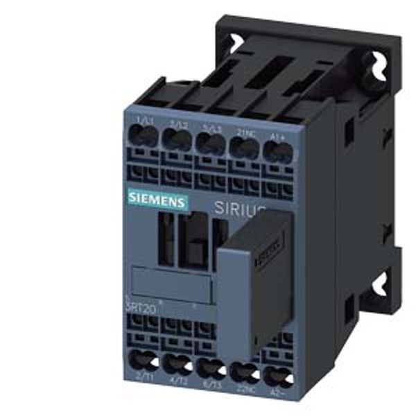 power contactor, AC-3e/AC-3, 12 A, 5.5 kW / 400 V, 3-pole, 24 V DC, 0.7-1.25* image 2