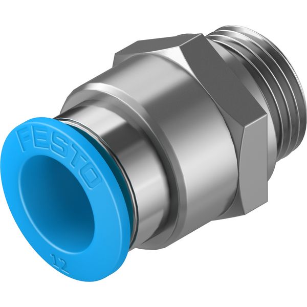 QS-G3/8-12-20 Push-in fitting image 1