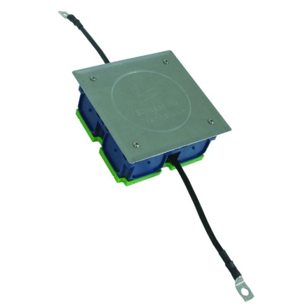 Test joint box 160x160x68mm with 2 Cu conductors 16mm² L approx. 230mm image 1