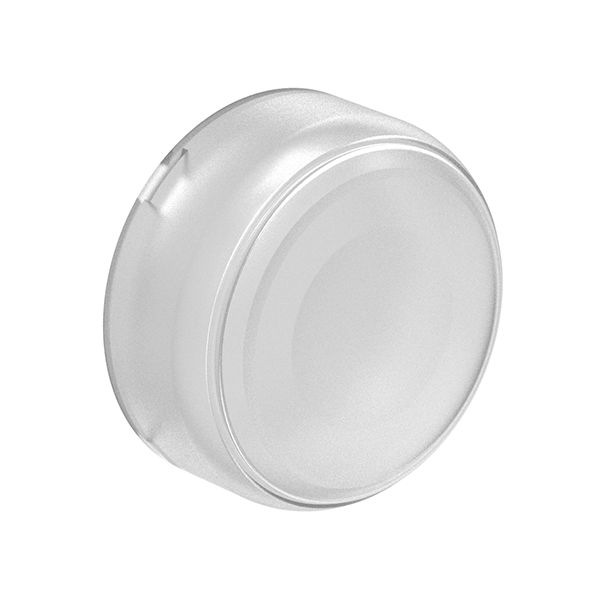 White rubber boot for flush and illuminated flush pushbuttons image 1