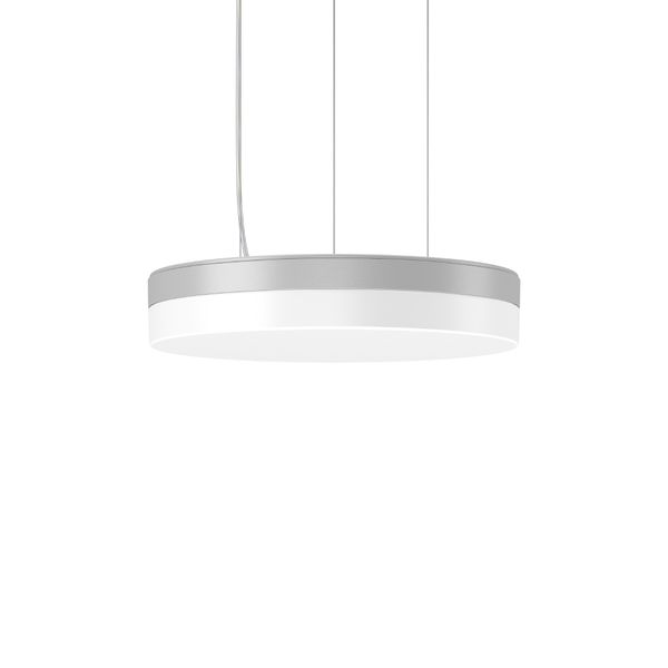 FLAT SLIM round, 18...29 W, 2450...4100 lm, 830, 840, silver, DALI Pen image 1