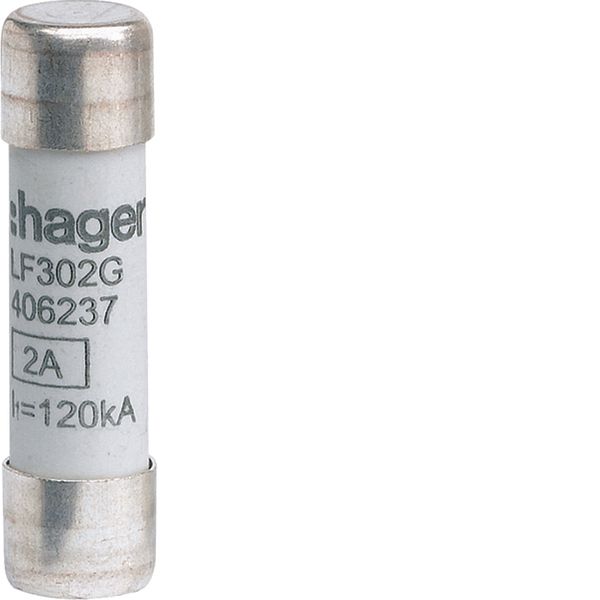 Fuse link 10×38 2A gG 500V LF302G image 1