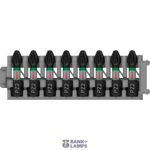 Impact Control Insert Bit Pack, 8-piece, 8xPZ2 image 1