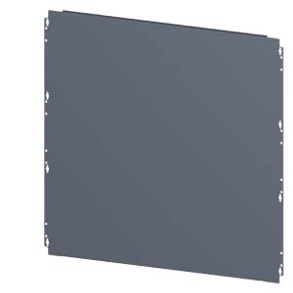 SIVACON, mounting plate, Quick assembly with screws, H: 1000 mm, W: 1000 mm, zinc-plated The image 1