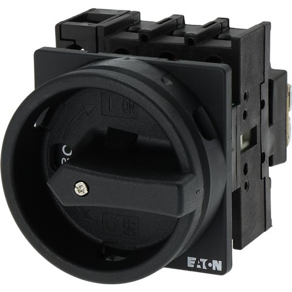 P1-32/EA/SVB-SW/N Main switch, P1, 32 A, flush mounting, 3 pole + N, STOP function, With black rotary handle and locking ring, Lockable in the 0 (Off) position image 5
