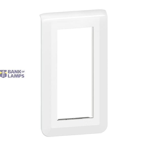 Cover plate 5-module vertical white image 2