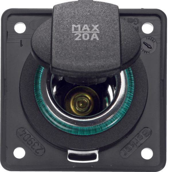 Power sock. outl. 12 V, impr. 20 A f. vehicle, Int. module inserts, an image 1