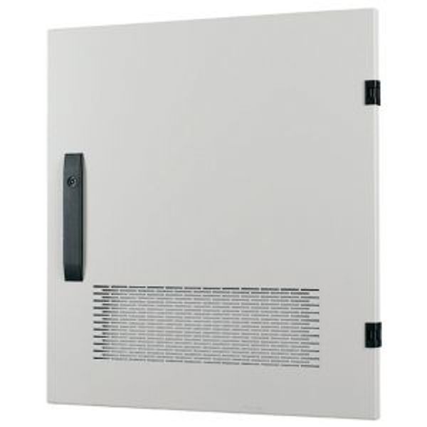 XSDMLV0606 Door to switchgear area, ventilated, IP30, left, HxW=600x600mm, grey image 4