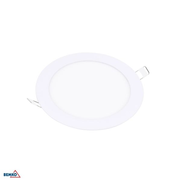 DOWNLIGHT LED FITTING 12W 4000K 720LM IP20 CIRCLE WHITE image 1