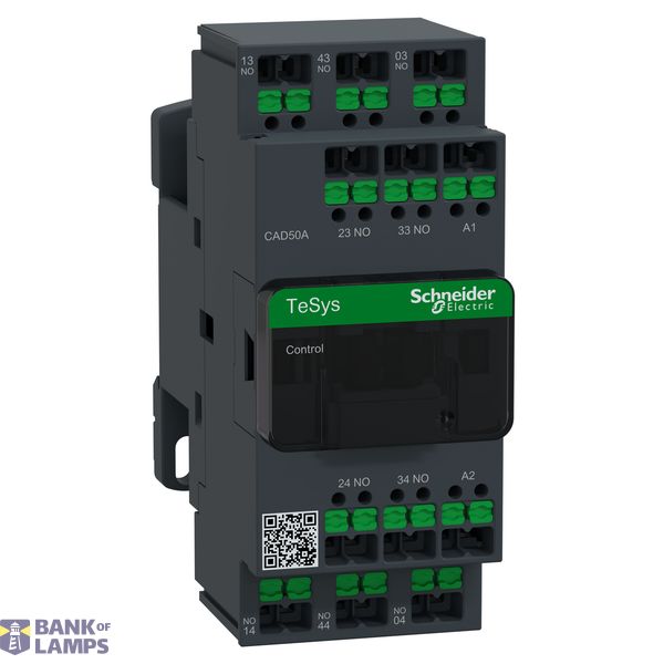 Relay Deca 5NO 0NC 3P 220V AC Snap-in image 2