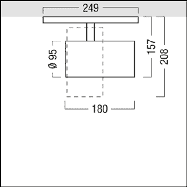 V2 M 2600-940 SWI TEC FL WH WH - LED spotlight image 3