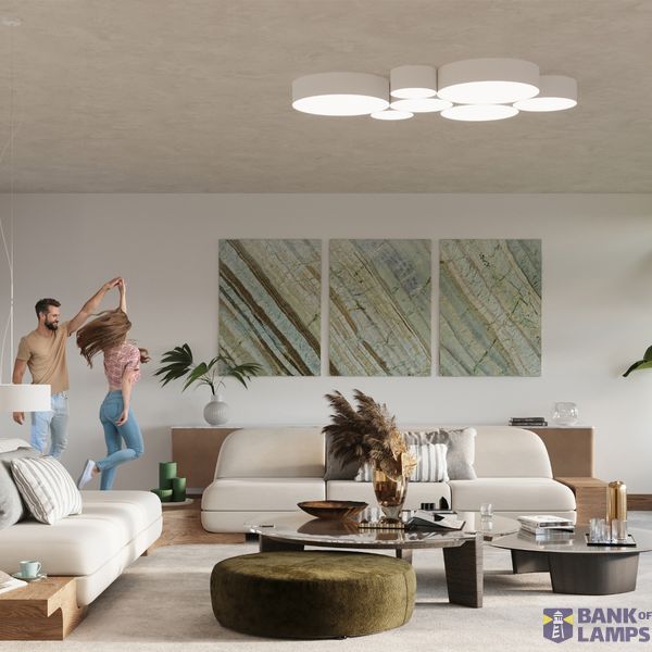 CEILING LAMP ARENA 45 WHITE E27 3X60W IP20 image 9