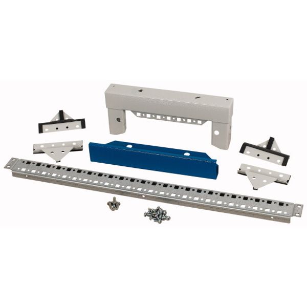XTSGFBA-W300 Base frame for busbar connection access, transition, W=300mm, grey image 1