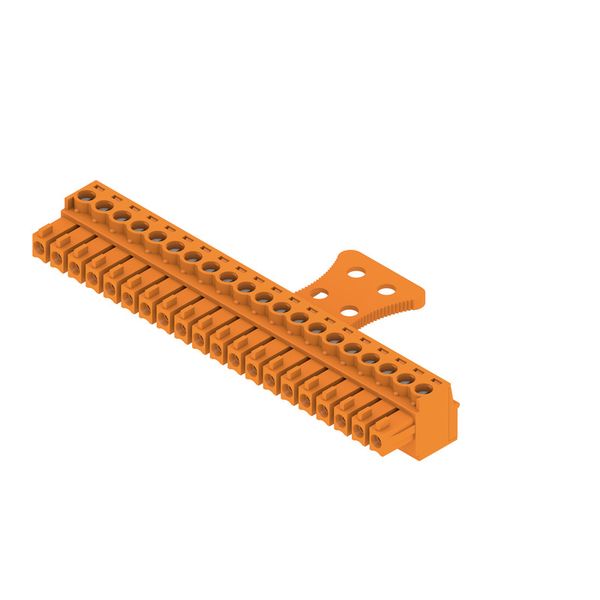PCB plug-in connector, female plug, 3.81 mm, Number of poles: 20, 180°, Clamping yoke connection, Clamping range, max. : 1.5 mm², Box image 4