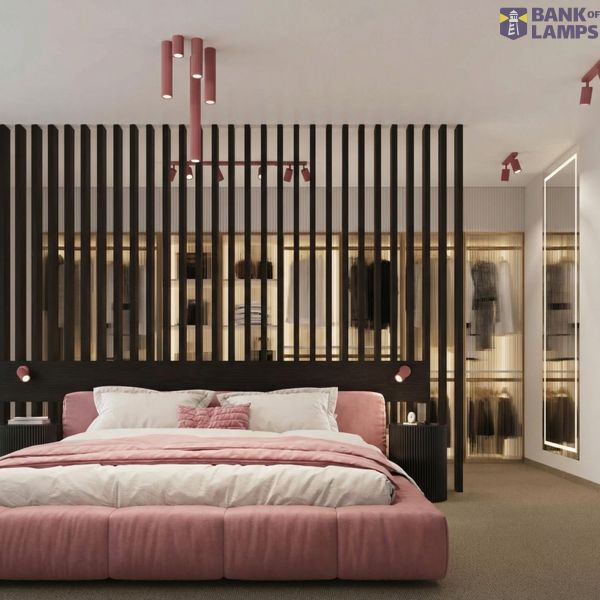Ceiling lamp KARBON 10 pink image 9