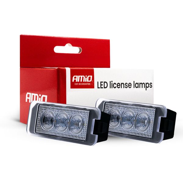 LED license plate lamps CLP12 HP MAN, SEAT, VW AMIO-04553 image 1