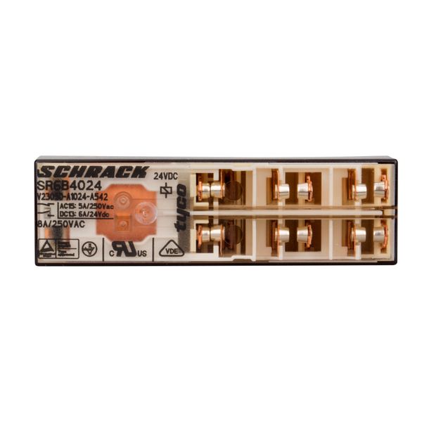 Force Guided Relay SR6, 4 NC, 2 NO,24VDC, 8A,print-version image 1