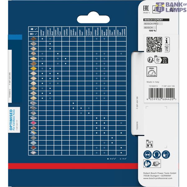 Expert for Aluminium Circular Saw Blade for Cordless Saws 120x1.8/1.2x20 T42 image 1