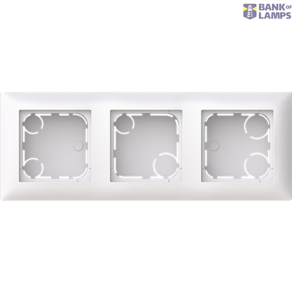 3gang Surface mounted housing flat image 2