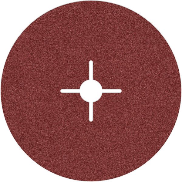 R780 fibre sanding disc, Best for Metal + Inox 180 x 22.23 mm, G80 image 2