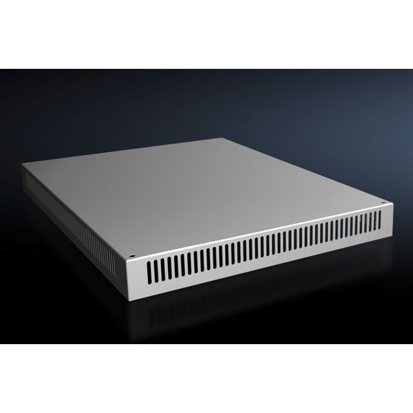 VX Roof plate, WD: 600x800 mm, IP 2X, H: 72 mm, with ventilation hole image 1