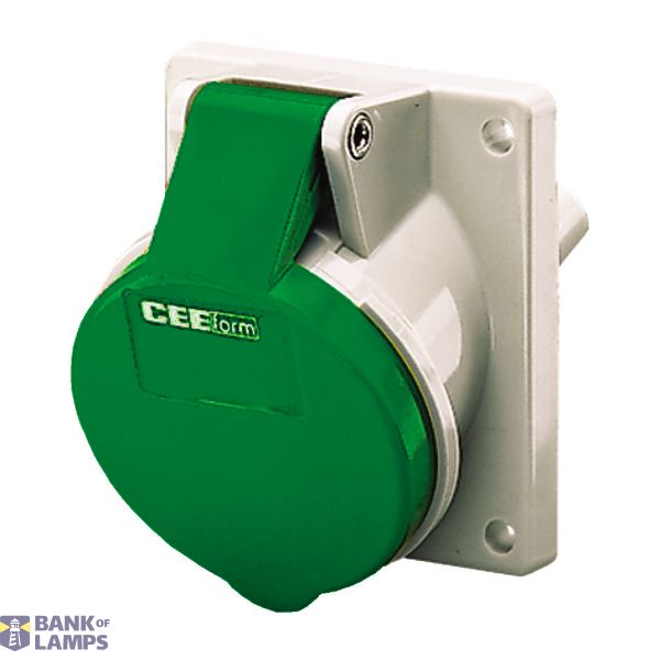 Inbouwcontactdoos 16A 3P 10H 50-500V 300-500HZ IP44 image 2