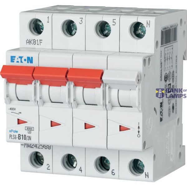 PLS6-B10/3N-GV Eaton Moeller series xPole - PLS6/M MCB image 1