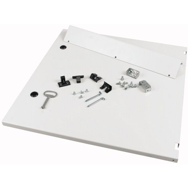 XMW3006CDC-B Front plate/door, below, H=750mm, IP55, grey image 1