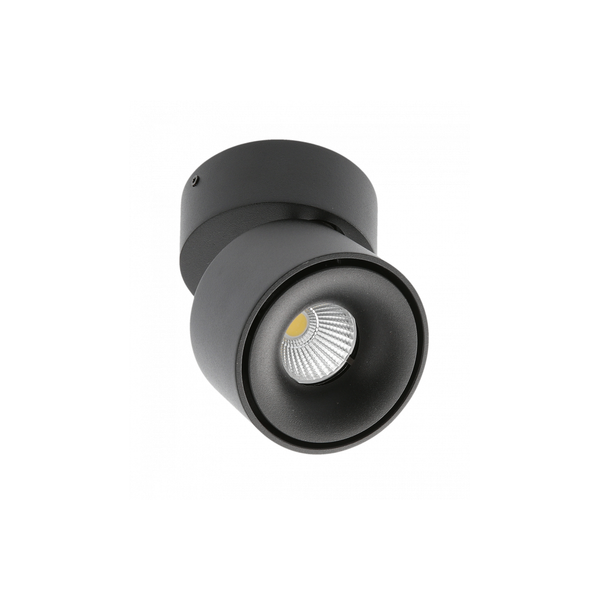 LED luminaire BIANCO, 8 W, 680 lm, 4000K, IP20, round, black image 1